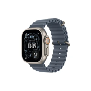 Apple Watch Ultra 3 49mm Natural Ti Case with Anchor Blue Ocean Band