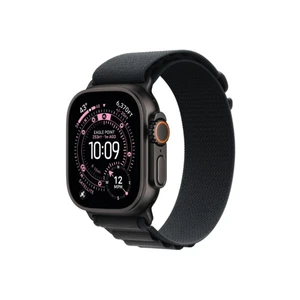 Apple Watch Ultra 3 49mm Black Ti Case with Black Alpine Loop