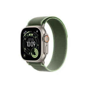 Apple Watch Ultra 3 49mm Natural Ti Case Green/Neon with Trail Loop
